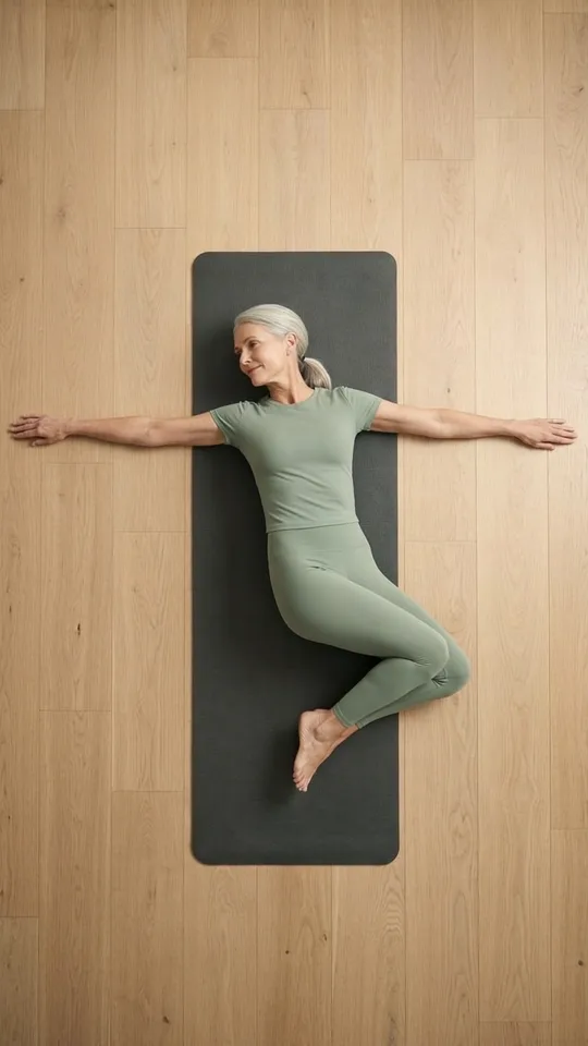 Supine Twist — gentle exercise for seniors