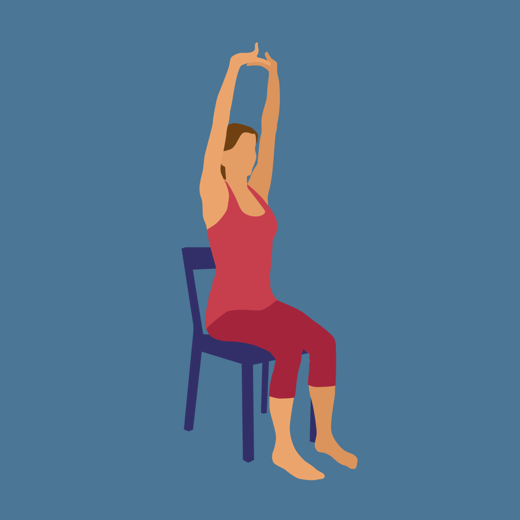 Exercise – Overhead Reach with Side Bend - Coast Chiropractic Kawana